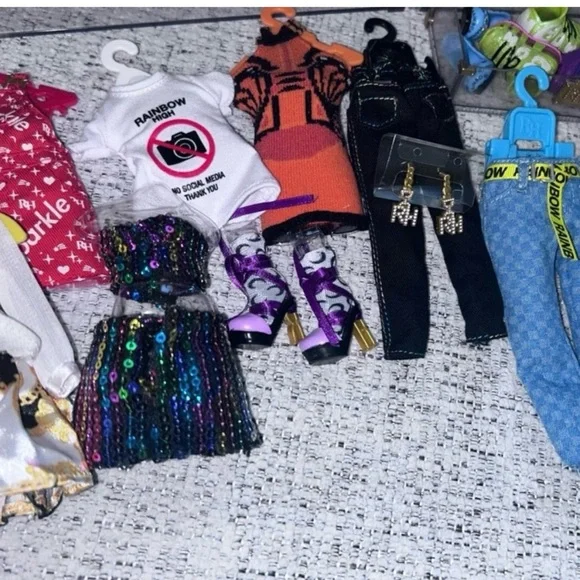 HUGE Rainbow High Doll Bundle with Dolls, Car And Closet Never Played With!